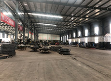 鋼格板人工焊接車間